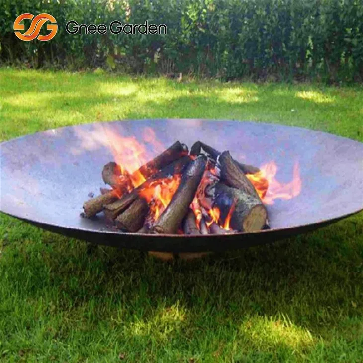 Corten Steel Fire Pit Eco-vingjarnlegur málmskál