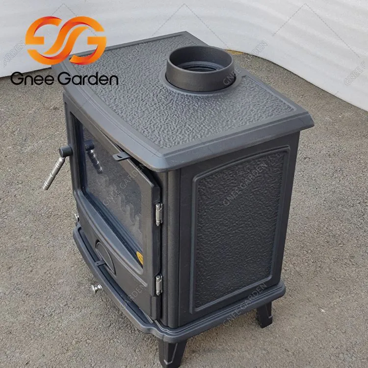 Forn eldstæði úr steypujárni