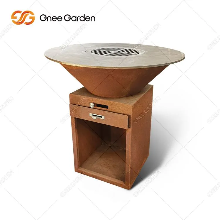 Brunagrill í bakgarði.