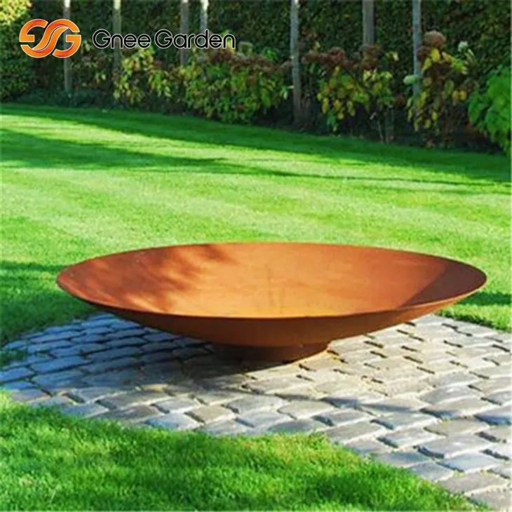 Corten Industrial Pit Grill virkni Dual