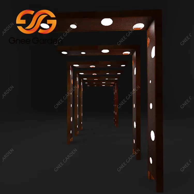 Corten Garden Pergola