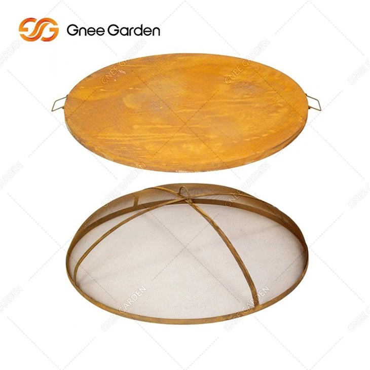 corten steel outdoor Smoker BBQ Grill