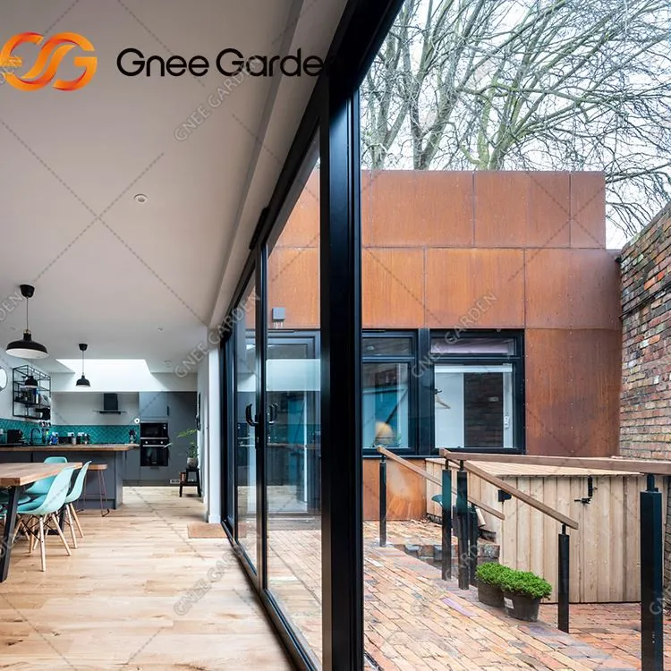 Corten veggmálmplötur skreytingar