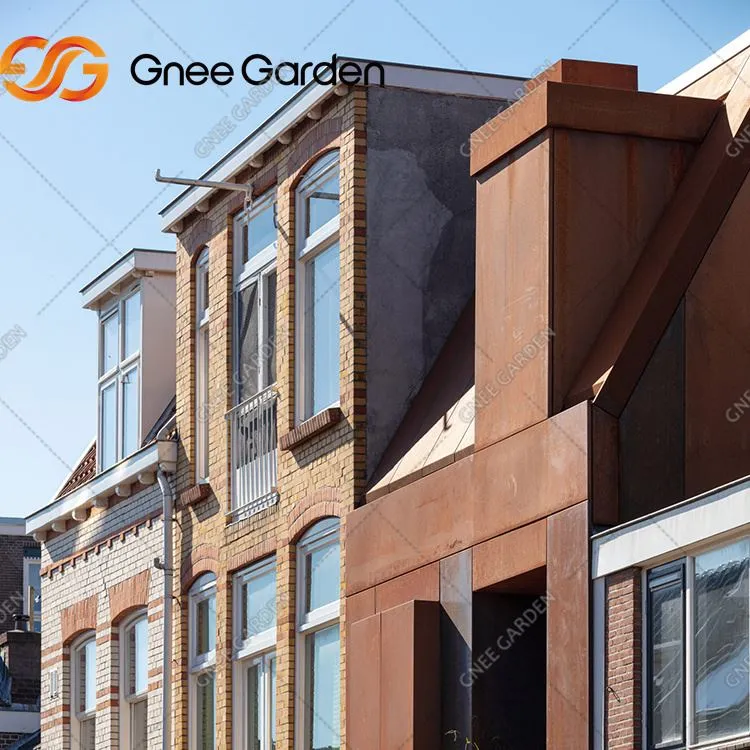Corten Wall Panel Curtain Wall