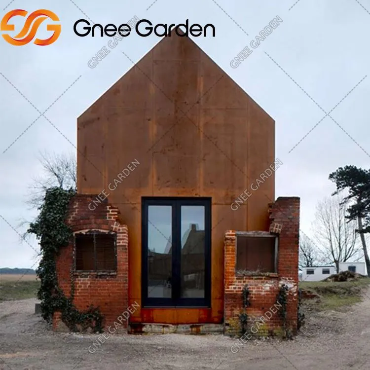 Leysir skorinn Corten stál fortjald vegg decor málmur klassískur listrænn úti