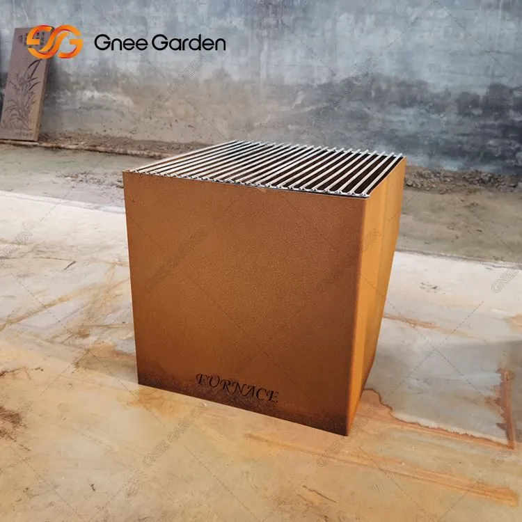 Úti viðarbrennandi Corten Steel Fire Pit