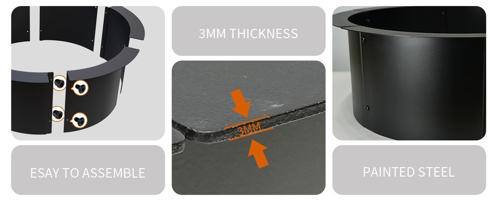 Corrosion-resistant Corten Steel Grill Pit Design Corrosion-resistant Corten Steel Grill Pit Design