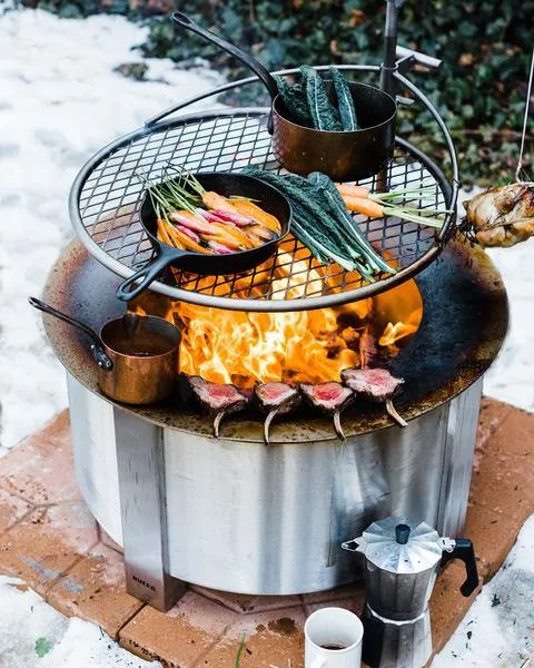 Ryðfrítt stál eldgryfja