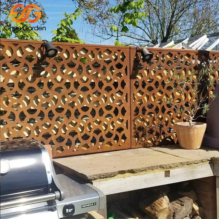 Weather Steel Privacy Skjár